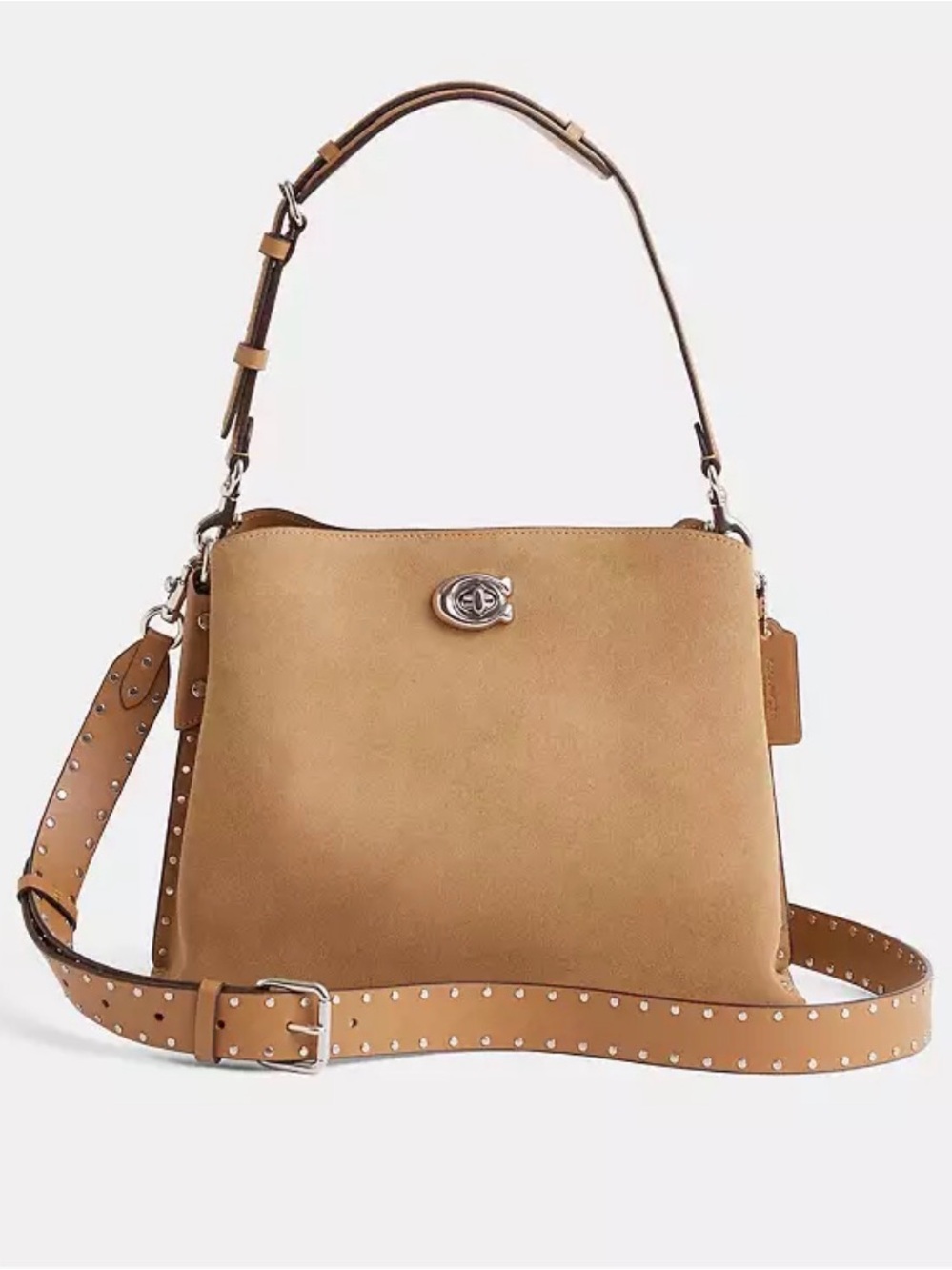 Coach Willow Shoulder Bag with Rivets